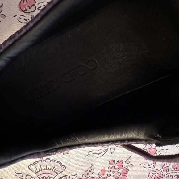 JIMMY CHOO MENS ACE CROCODILE PRINT SNEAKER GRAY 40 EU 7 US - Picture 2 of 5